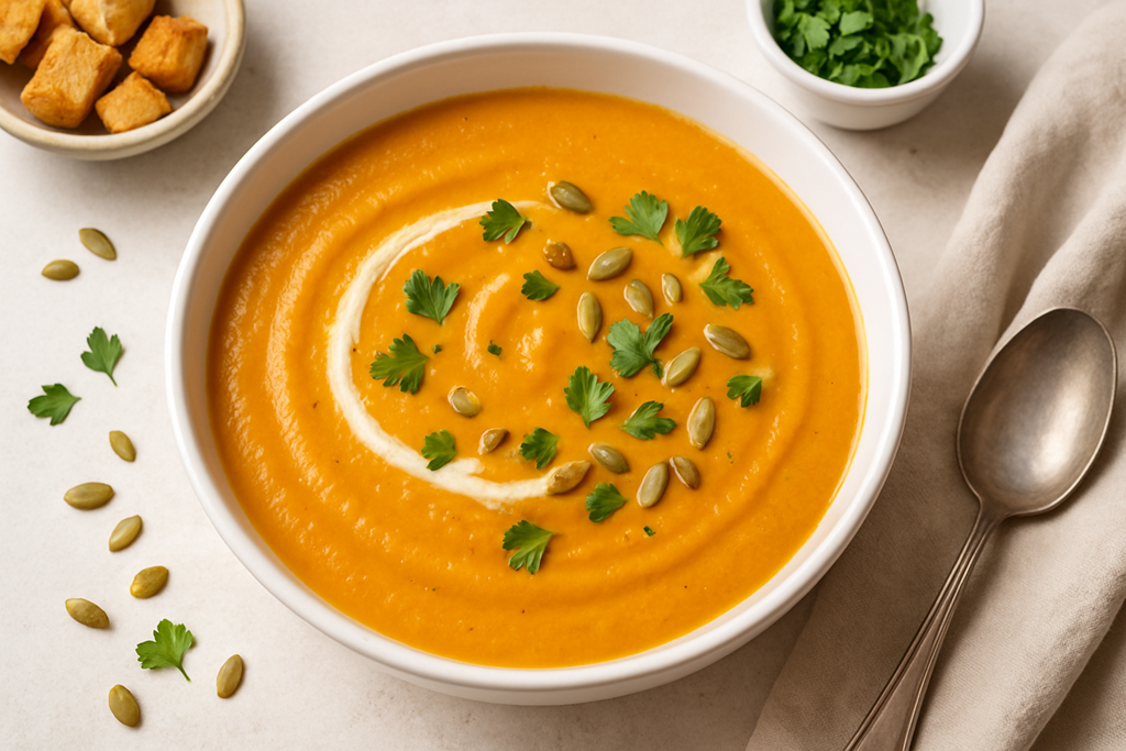 Blender Carrot Ginger Soup Recipe