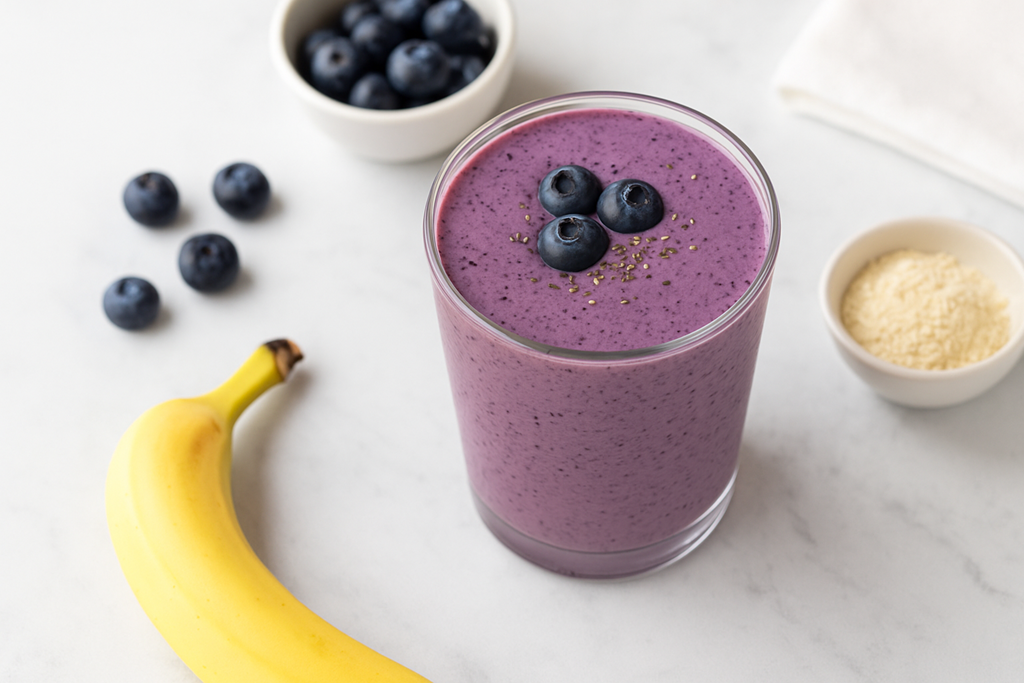 Blueberry Protein Smoothie Recipe