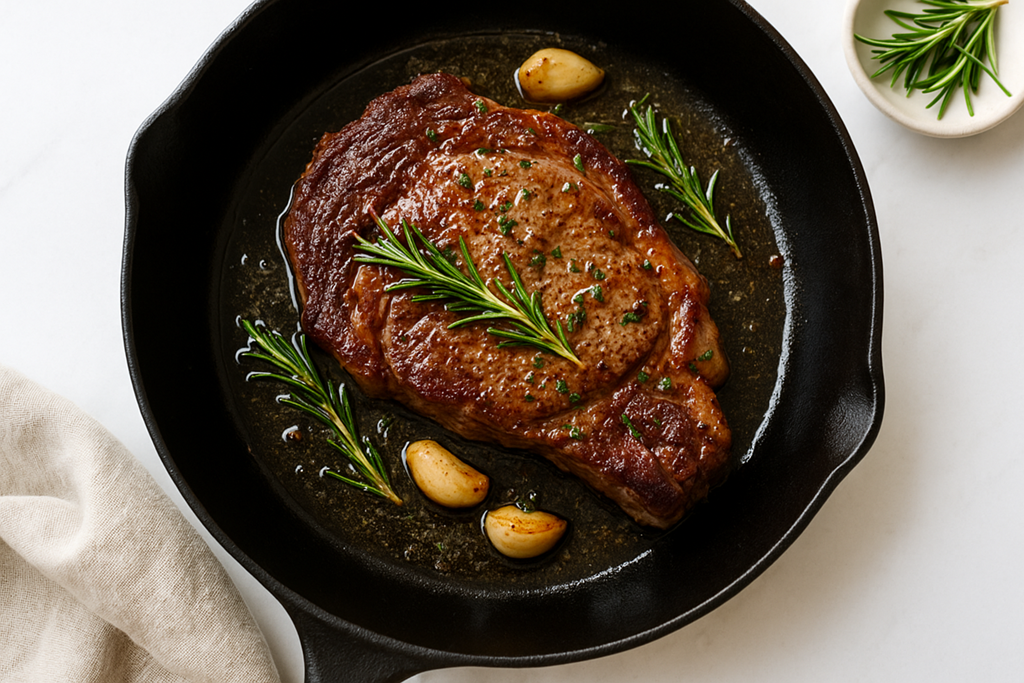 Cast Iron Skillet Steak Recipe