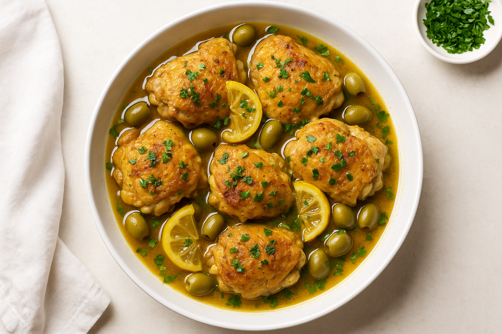 Moroccan Lemon Chicken Recipe