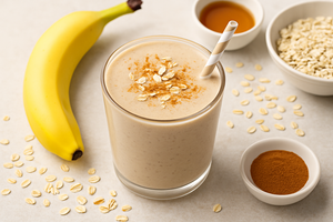 Banana Oat Breakfast Smoothie Recipe