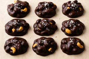 Dark Chocolate Cashew Clusters Recipe