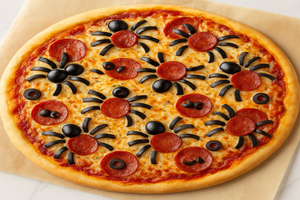 Scary Spider Pizza Recipe