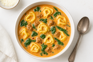 Slow Cooker Cheese Tortellini Soup Recipe
