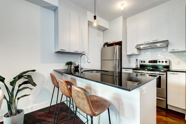 15 Functional Ways To Open Up A Small Kitchen That Feels Spacious