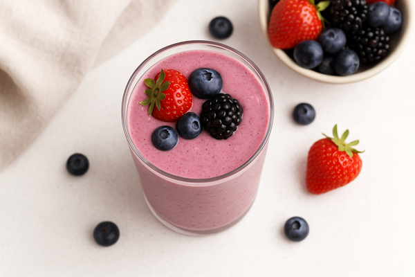 Mixed Berry Smoothie Recipe With Yogurt