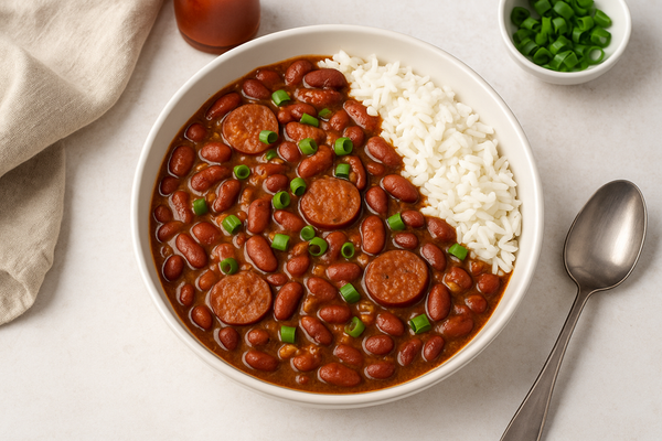 Pressure Cooker Red Beans and Rice Recipe
