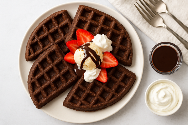 Waffle Maker Brownies Recipe